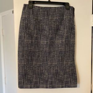 Pencil skirt lightweight tweed